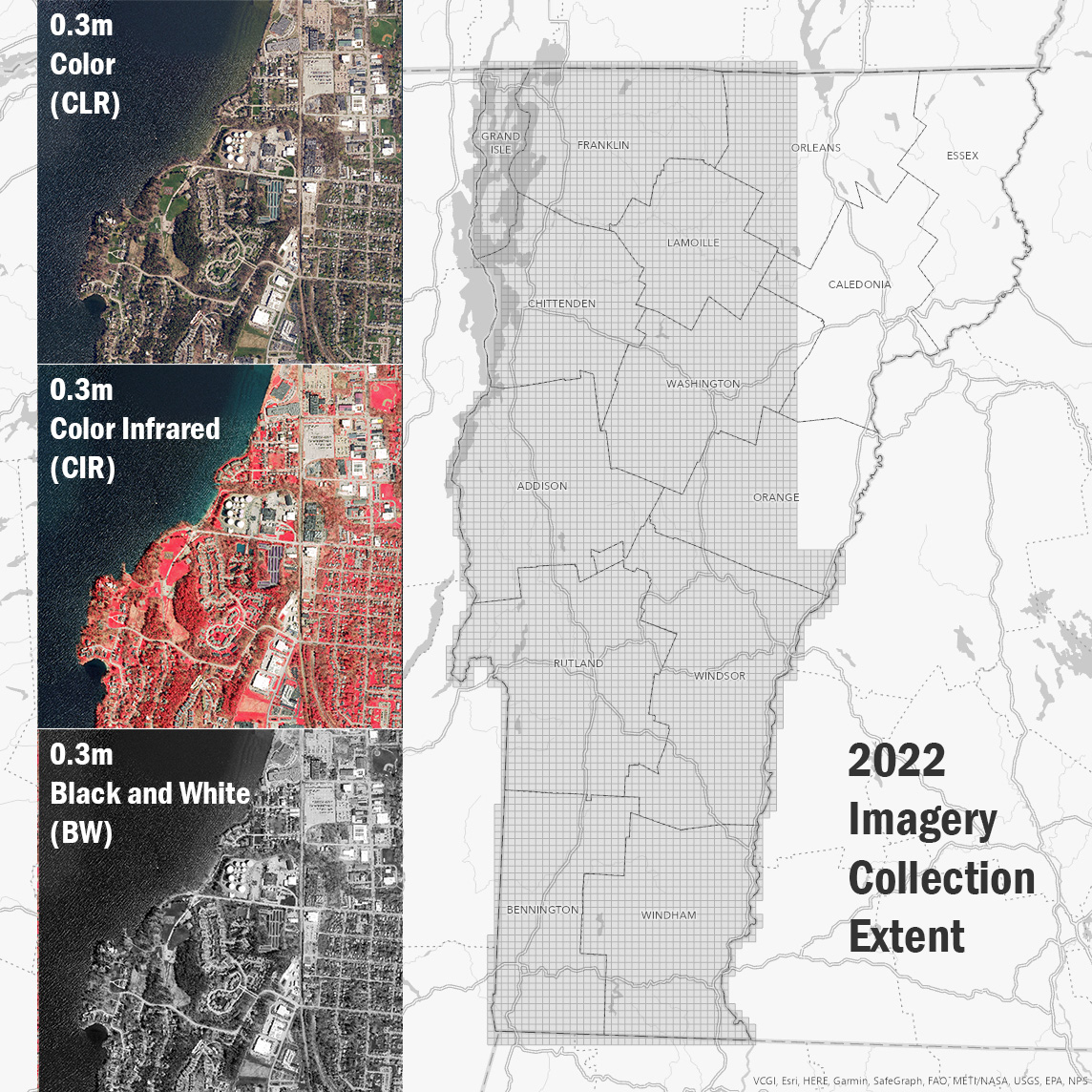 2022 Orthoimagery Collection Extent