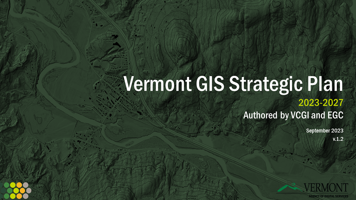 VT GIS Strategic Plan 2023 - 2027 Cover