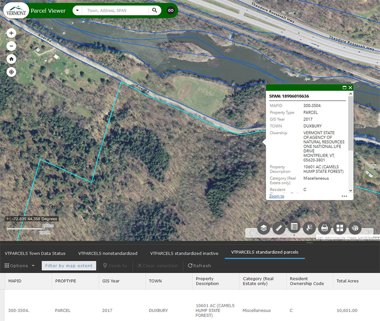 Vermont Land Parcel Map Parcel Program | Vermont Center For Geographic Information