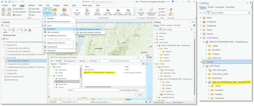 ArcGIS Pro ACS file