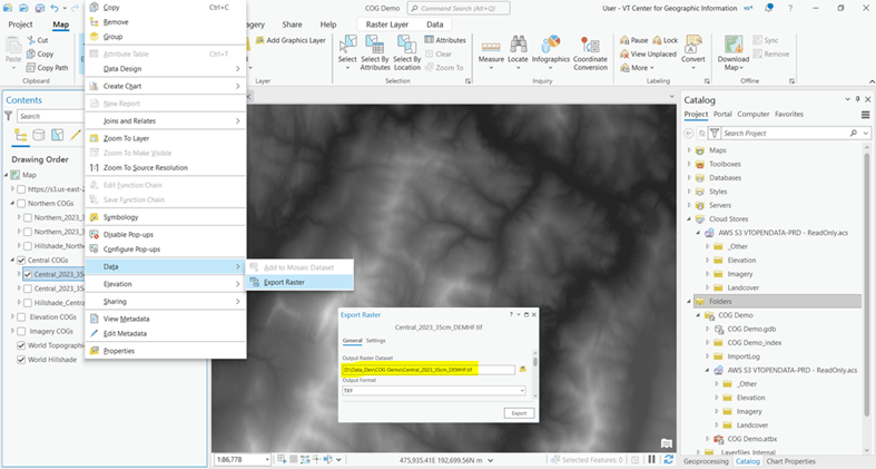 ArcGIS Pro Clip Export