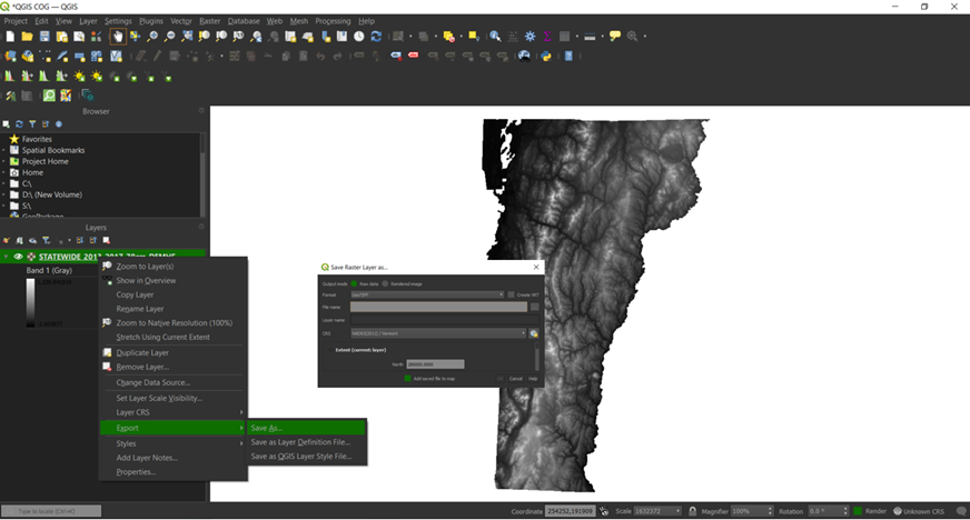 QGIS Clip and Export