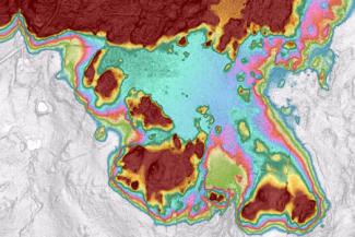 Map of a wetland assessment