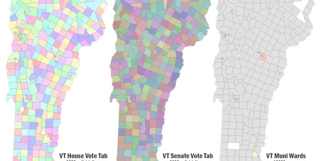 2022 VT Vote Tabulation and Municipal Wards Trio